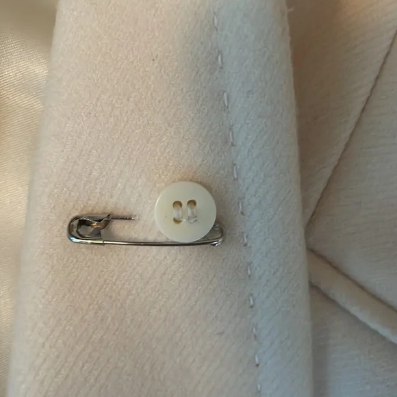 J. Crew Des Ports Ouvier Wool Cream Blazer Size 6 - Picture 7 of 10